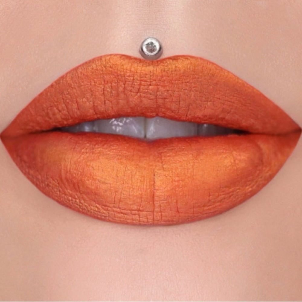 MINDBENDER New in Box Jeffree Star Velour Liquid Lipstick Blood Orange Gold